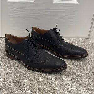 Cole Haan men’s size 11.5 C24112 Warren black wingtip shoes